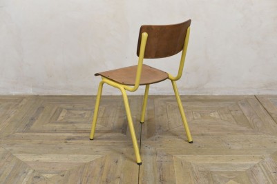yellow restaurant chair