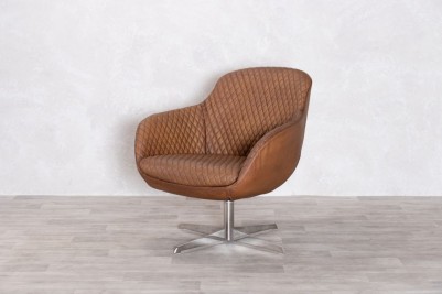 brown swivel chair