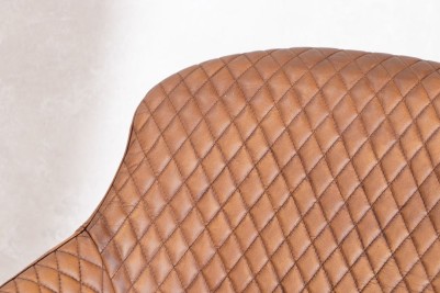 brown armchair closeup