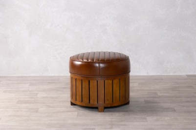 brown-leather-pouf