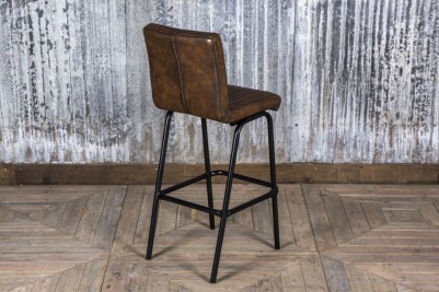 brown bar stool