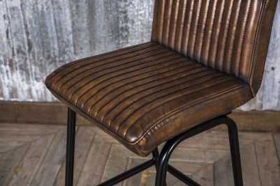 industrial style brown stool