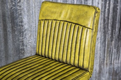 industrial style yellow stool