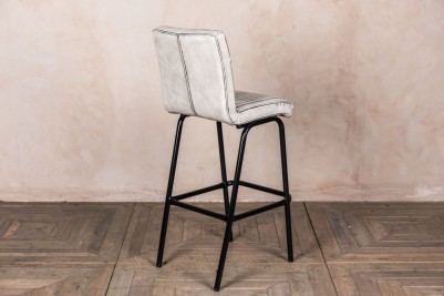 white seat bar stool