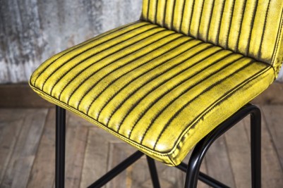 yellow bar stool