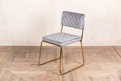 cool grey stacking chair