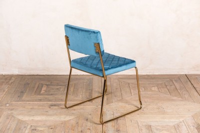 ocean teal velvet chair