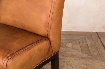 brown occasional chair