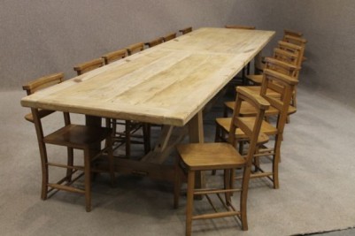 4 Meter Table in Reclaimed Pine