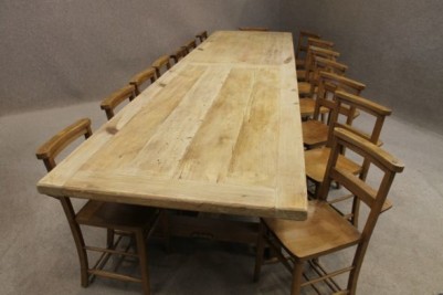 4 Meter Table in Reclaimed Pine