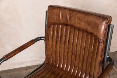 industrial style leather chairs