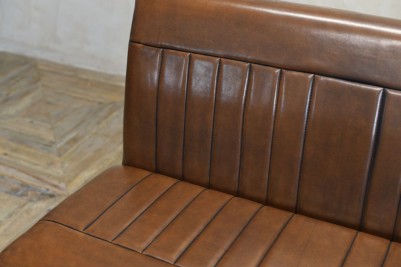 ribbed dining bench