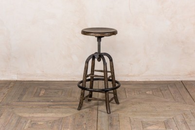 burnt oak bar stool