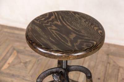 dark adjustable bar stool