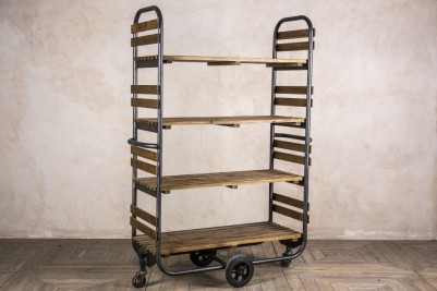 industrial style shelving