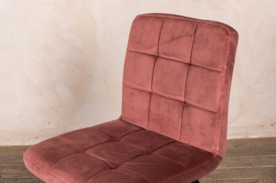 blush pink dining chair