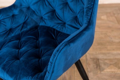 classic blue dining chair