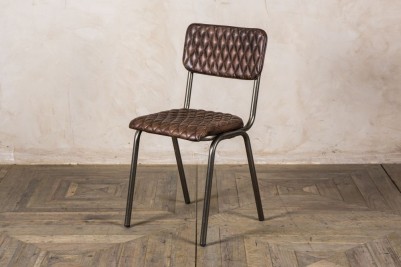 antique brown dining chair