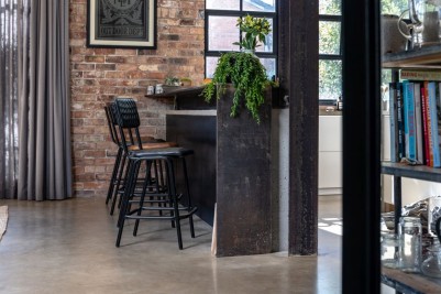 black-bar-stools-in-home