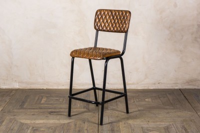 tan leather bar stools