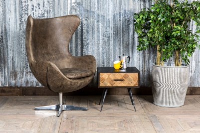 vintage style leather chair