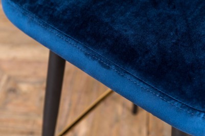 blue bar stool