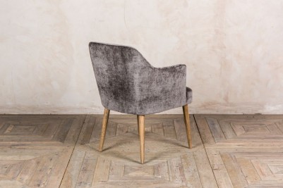 grey carver chair