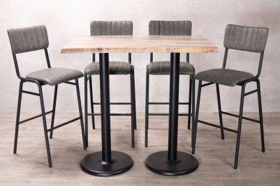 rustic-maple-rectangle-cafe-bar-table-round-bases-with-jubilee-stools