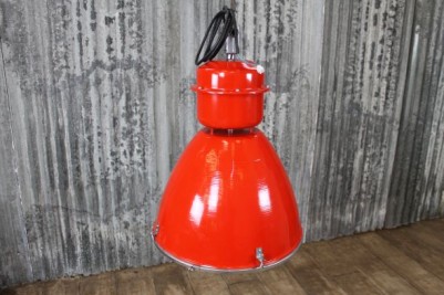 large red light fitting