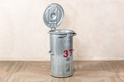 Small Galvanised Industrial Trash Cans