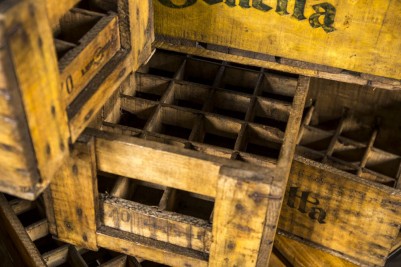 wooden beer crate