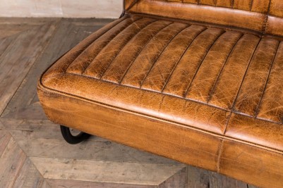 vintage inspired leather sofa