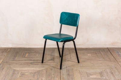 teal dining chair