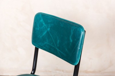 teal leather chair