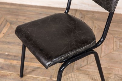 vintage black cafe chair