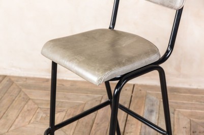 grey concrete stools