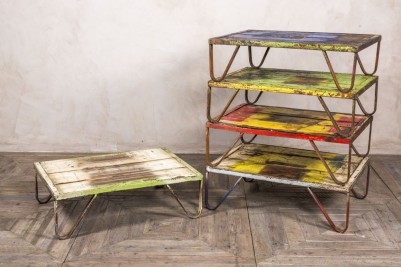 bright industrial coffee table