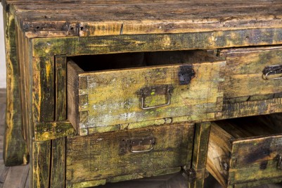 vintage distressed sideboard