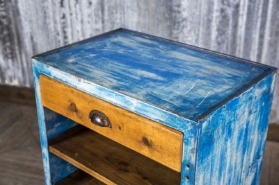 blue shabby chic cabinet