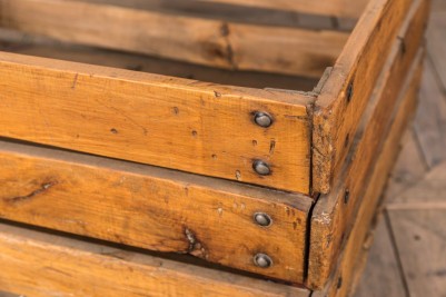vintage crate coffee table
