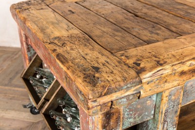 square industrial table