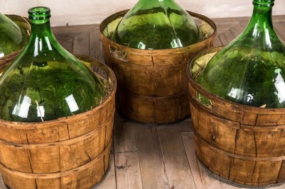 wine bottles with bucket