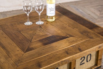 old crate coffee table