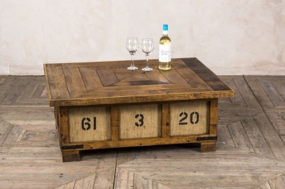 vintage crate table