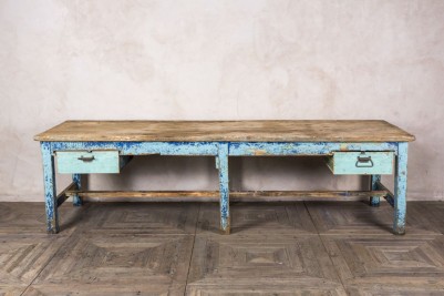 vintage factory table