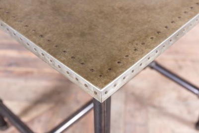 metal restaurant table