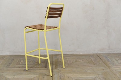 yellow outdoor stool