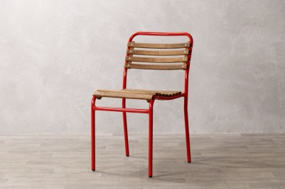 red-summer-outdoor-chair-front-angle