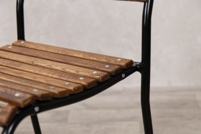 black-summer-outdoor-chair-close-up