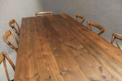 pine top table